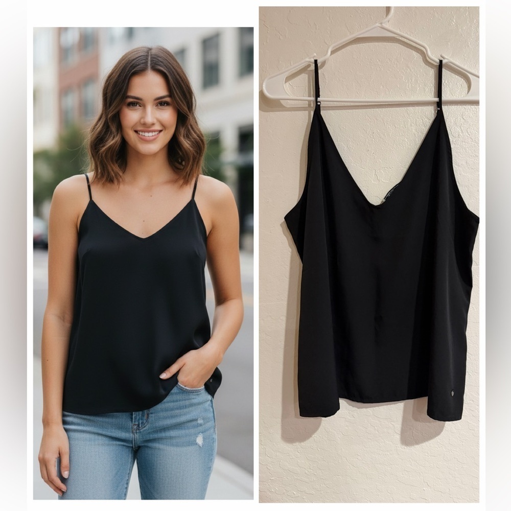 Abercrombie & Fitch Black Camisole Top size XL